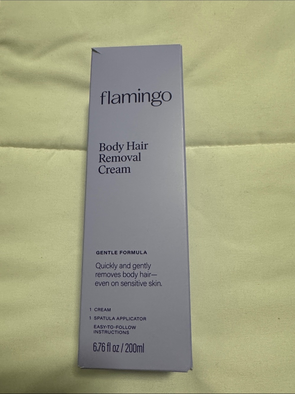 Flamingo Body Hair Removal Cream — Gentle Formula (White)